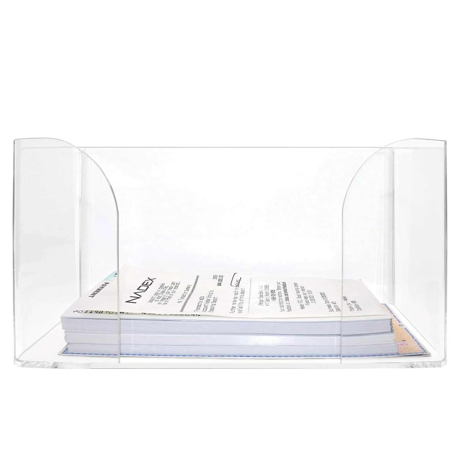 Nadex Coins Acrylic Check Tray, Clear - Image 3