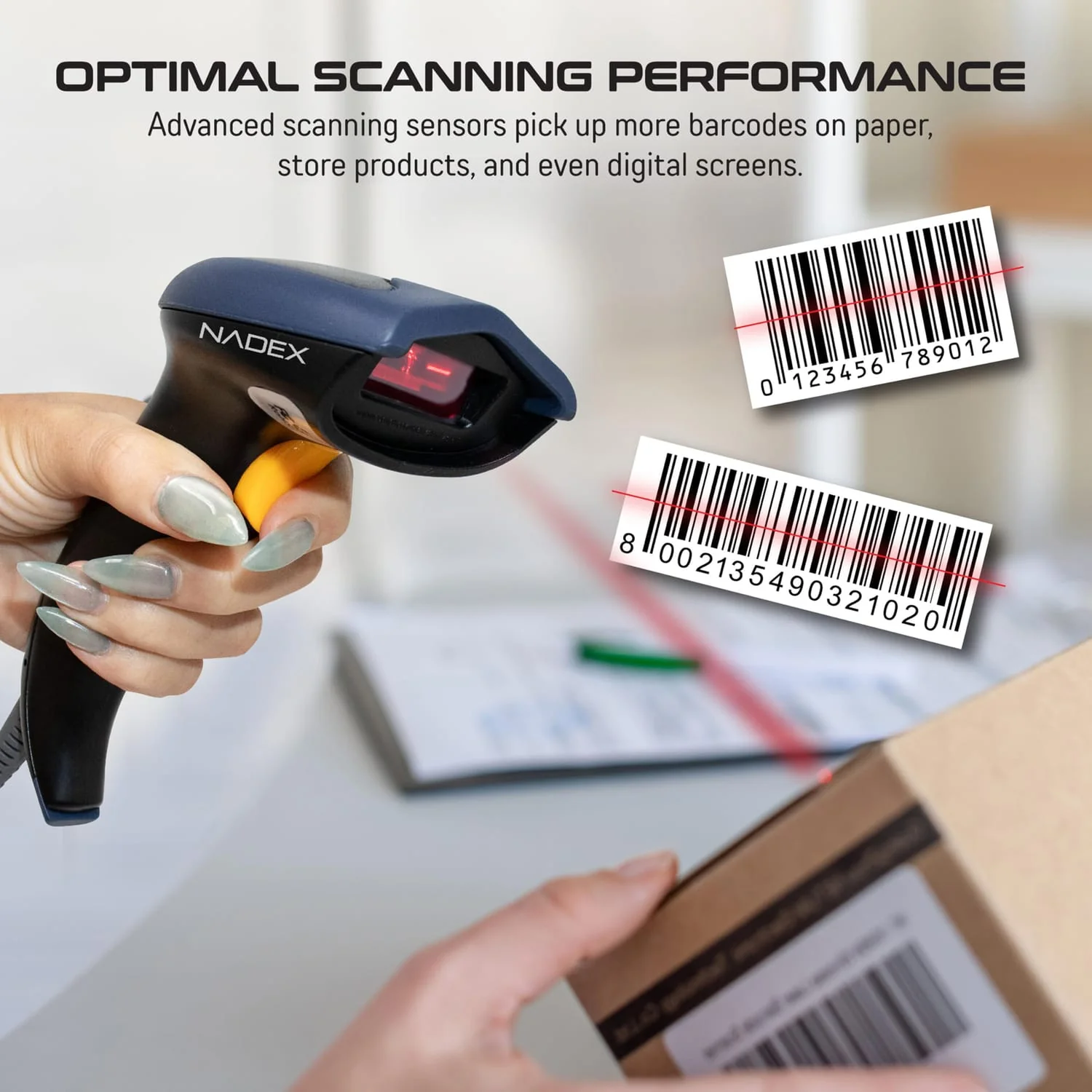 Nadex Coins Handheld Barcode Laser Scanner for CR260/CR360/CR600 Cash Registers - Image 5