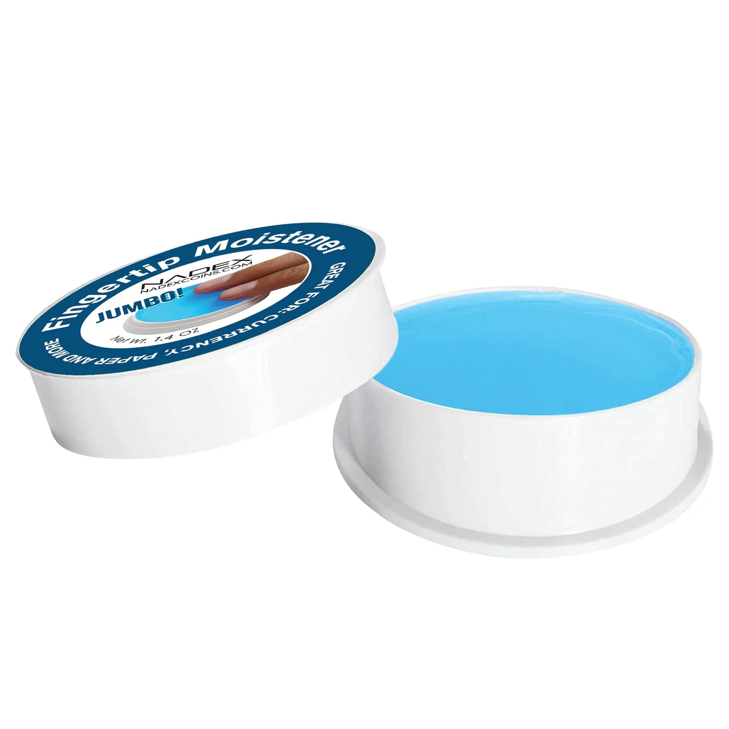 Nadex Coins Jumbo 1.41-Oz. Non-Slip Cash-Counting Fingertip Moistener Pads