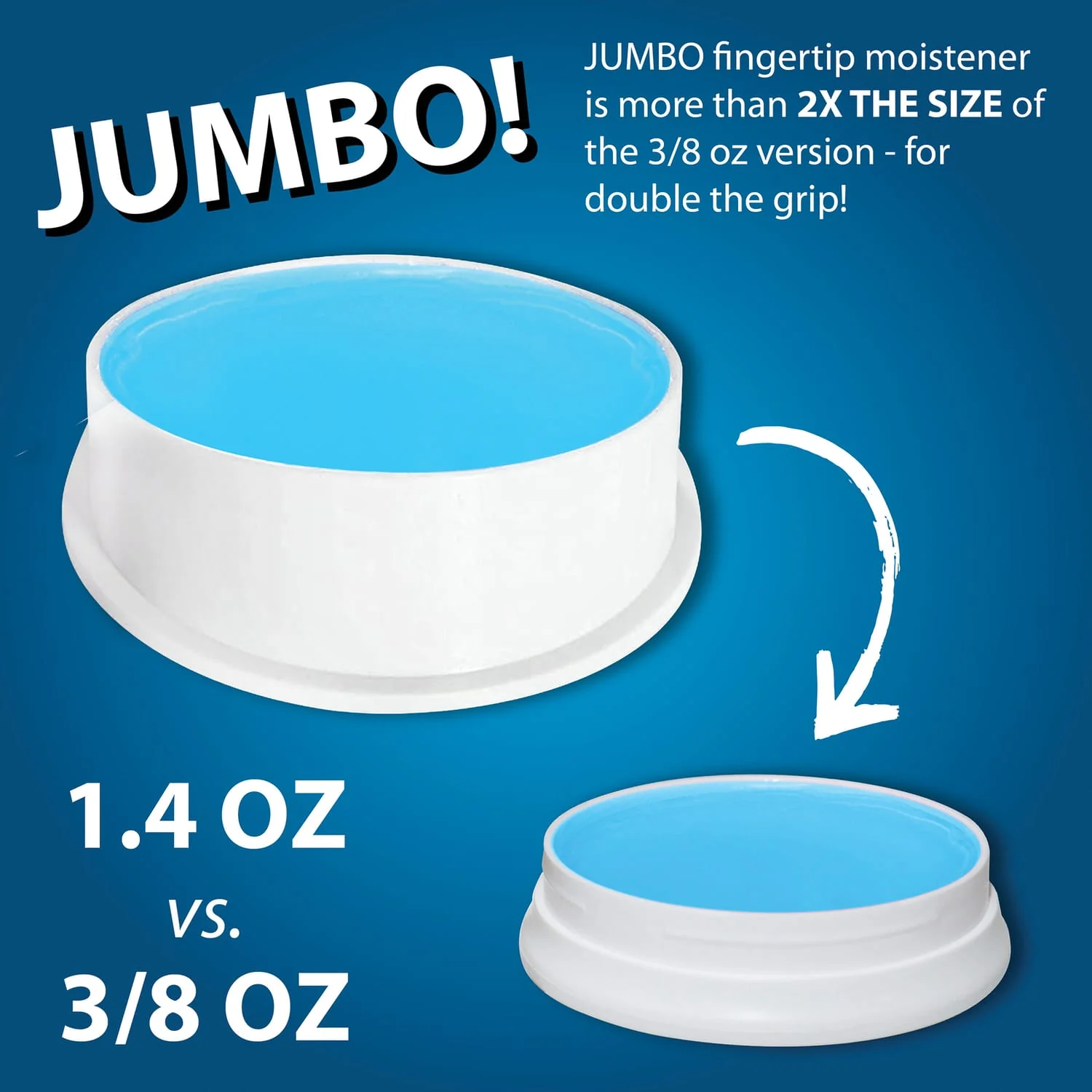 Nadex Coins Jumbo 1.41-Oz. Non-Slip Cash-Counting Fingertip Moistener Pads - Image 2