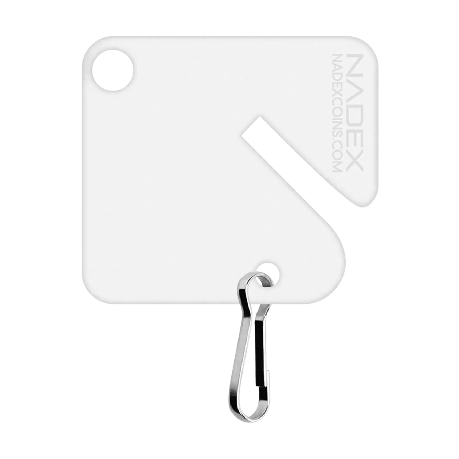 Nadex Coins Slotted Key Tags, 20 Pack