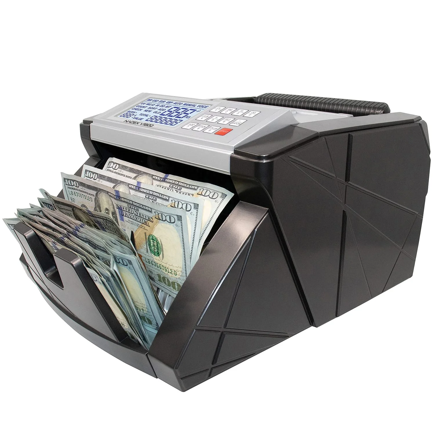 Nadex Coins V1800 Money Counter and Counterfeit Detector - Image 5