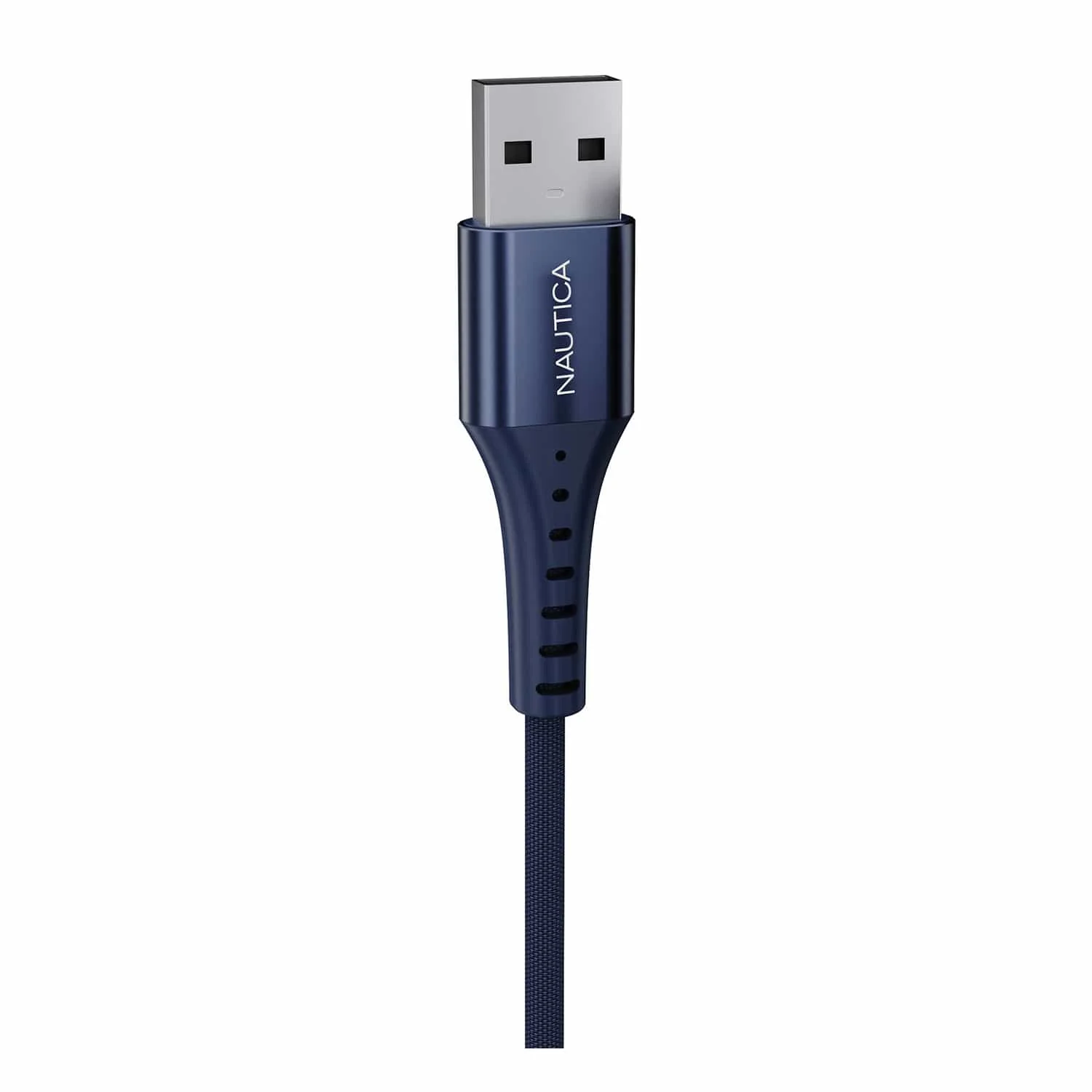 Nautica 4-Ft. 12-Watt USB-A to Lightning Cable, MFi Certified, Urban CB105, Navy - Image 3