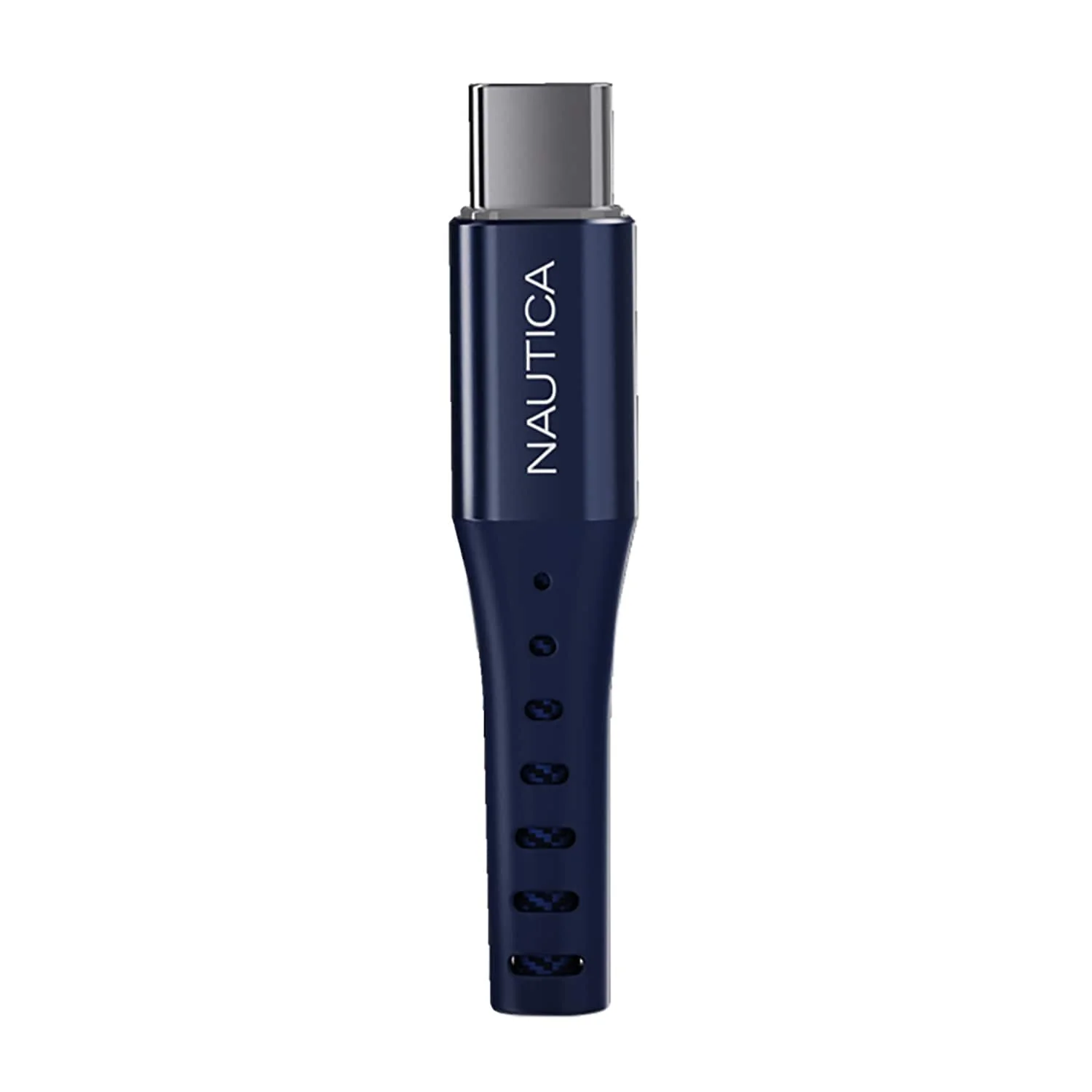 Nautica 4-Ft. 65-Watt USB-C to USB-C Cable with LED Ends, Urban CB510, Navy - Image 2