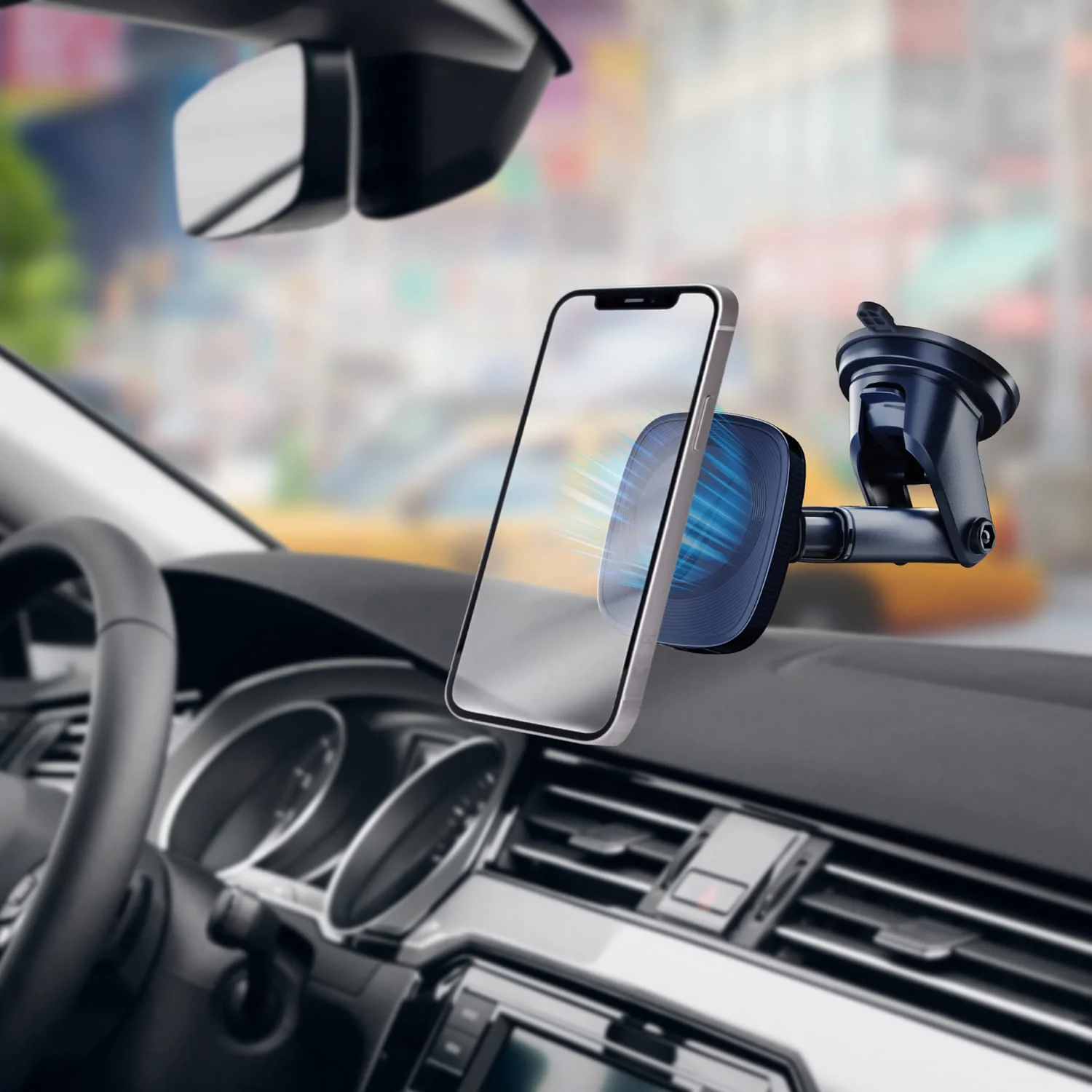 Nautica Magnetic Car Phone Holder, Urban PH120, Navy - Image 3