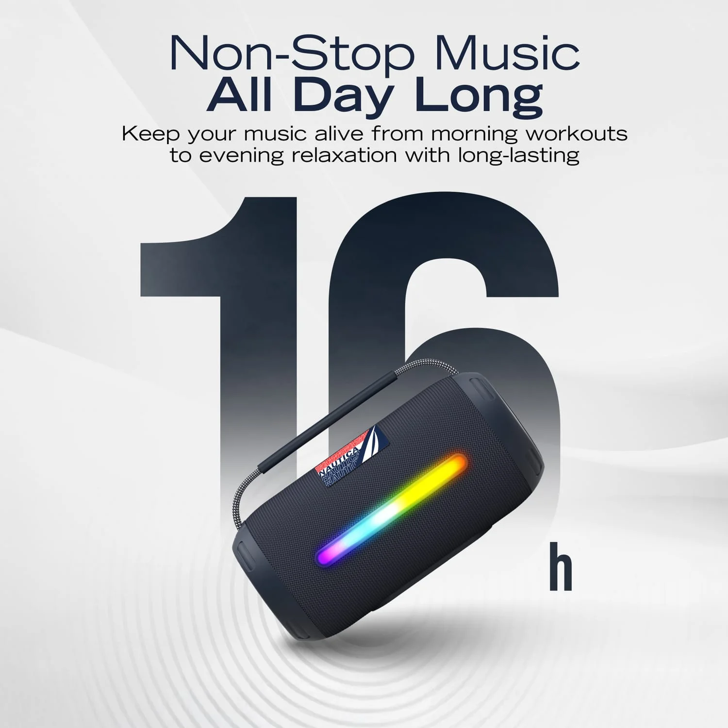 Nautica Urban SP600 Portable Bluetooth Speaker, Navy - Image 3