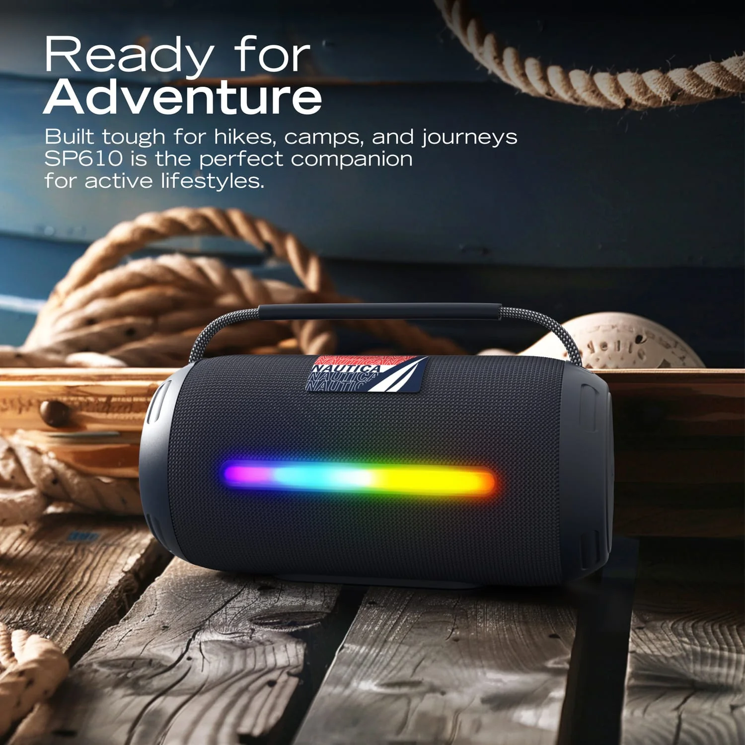 Nautica Urban SP600 Portable Bluetooth Speaker, Navy - Image 5