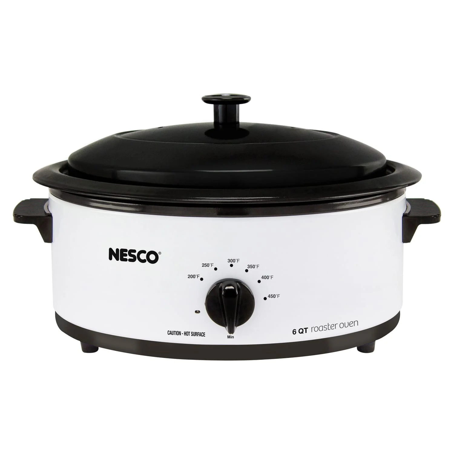 Nesco 6-Qt. 750-Watt Roaster with Porcelain Cookwell, Ivory - Image 2