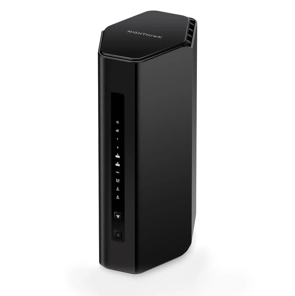 Netgear Nighthawk RS300 Tri-Band WiFi 7 Router, Wireless Speed Up to 9.3 Gbps, Covers Up to 2500 Sq. Ft., Black - Certified Refurbished