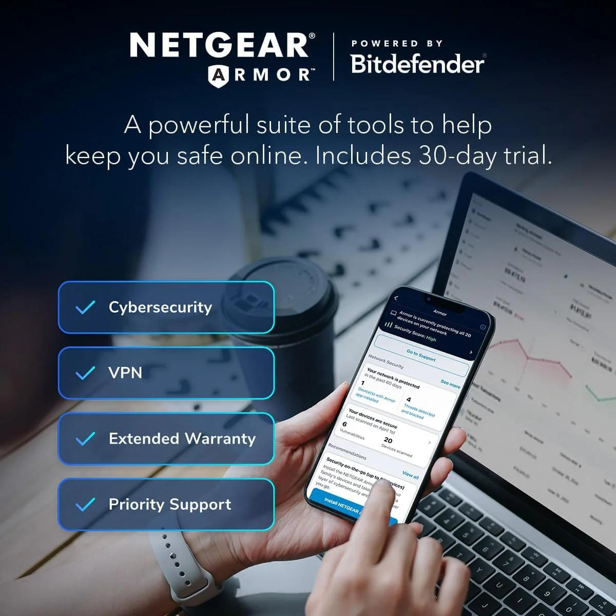 Netgear Nighthawk RS300 Tri-Band WiFi 7 Router, Wireless Speed Up to 9.3 Gbps, Covers Up to 2500 Sq. Ft., Black - Certified Refurbished - Image 7