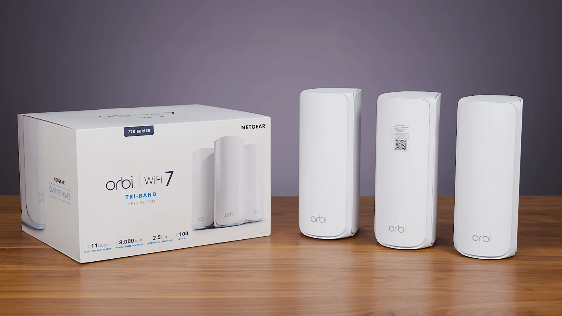 Netgear Orbi 770 Series RBE773 Tri-Band WiFi 7 Mesh System, 3-Pack (Router + 2 Satellites), 11Gbps, Covers Up to 8000 Sq. Ft., White - Image 11