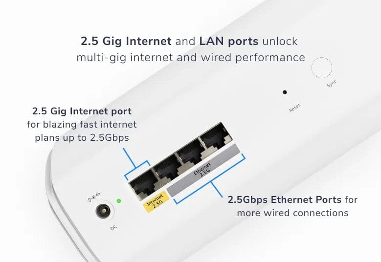 Netgear Orbi 770 Tri-Band WiFi 7 Mesh System, 11Gbps, 8000 sq.ft. Coverage, 100 Devices, Router + 2 Satellites - Certified Refurbished - Image 4