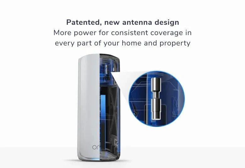 Netgear Orbi 770 Tri-Band WiFi 7 Mesh System, 11Gbps, 8000 sq.ft. Coverage, 100 Devices, Router + 2 Satellites - Certified Refurbished - Image 5