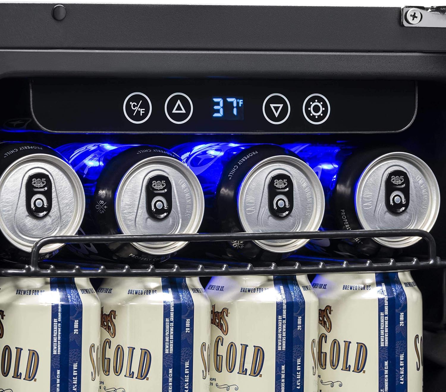 Newair 15" Built-in Beverage Fridge, 96 Cans, Black - Certified Refurbished - Image 5