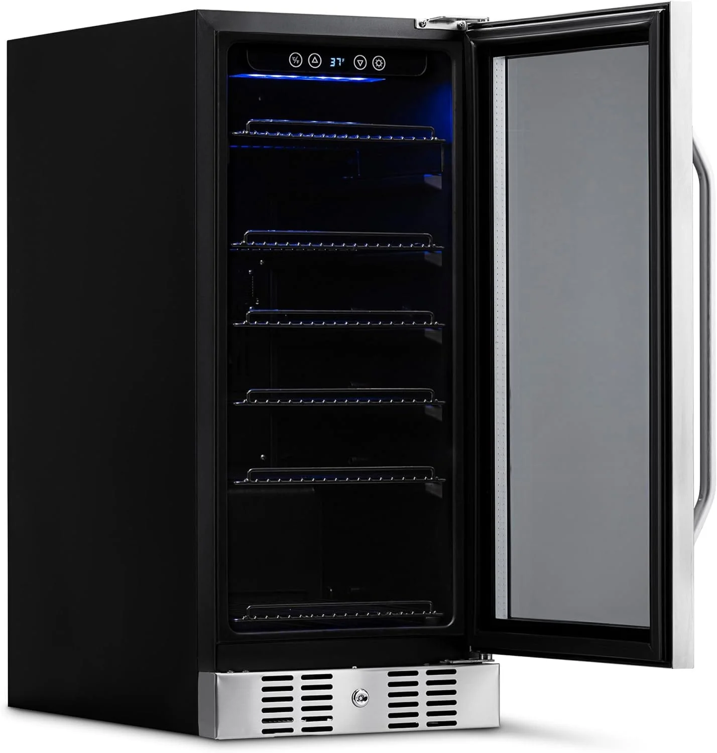 Newair 15" Built-in Beverage Fridge, 96 Cans, Stainless Steel - Certified Refurbished - Image 8