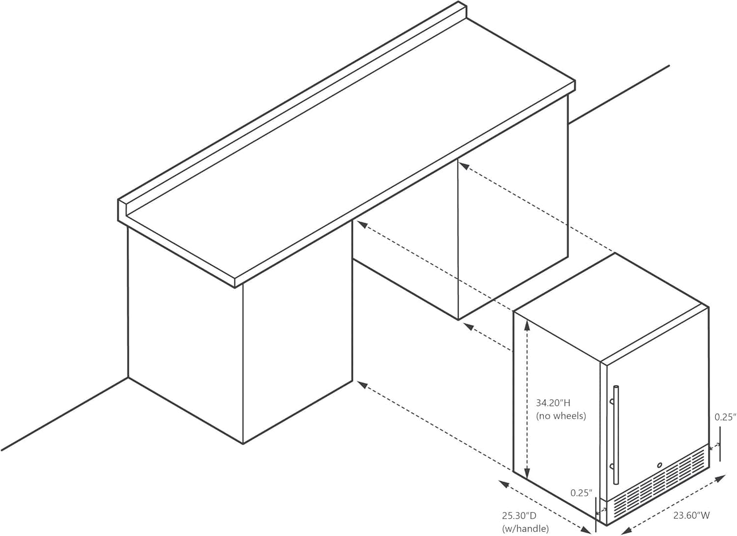 Newair 24" Built-in Outdoor Fridge, 160 Cans, Stainless Steel - Certified Refurbished - Image 12