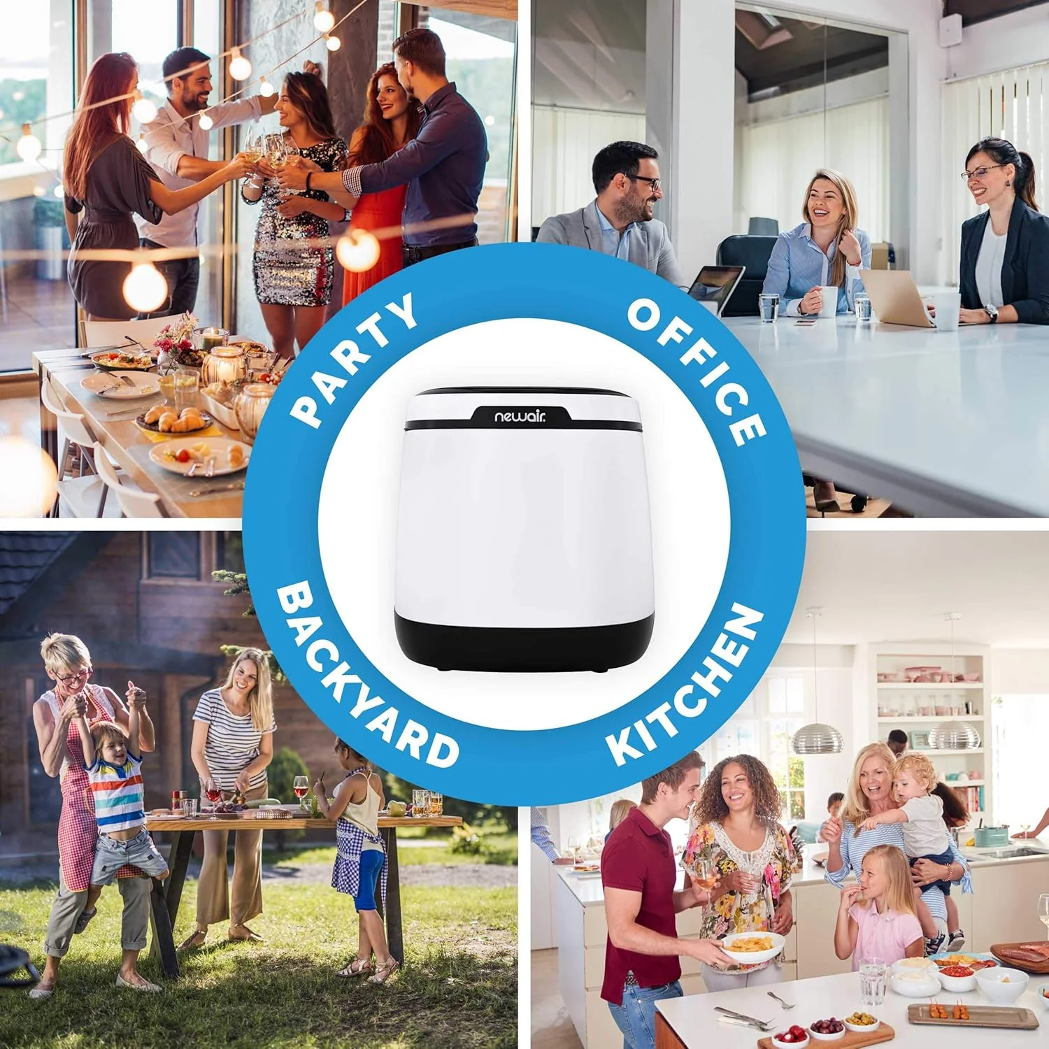 Newair Countertop Ice Maker with One Button Operation, 50 lbs of Ice a Day, White - Certified Refurbished - Image 10