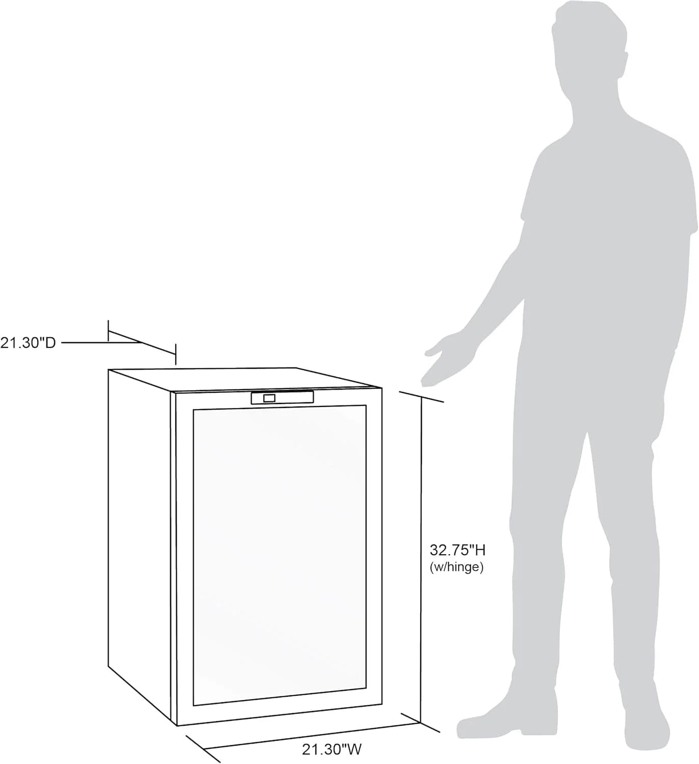 Newair Freestanding Beverage Fridge with SplitShelf, 160 Cans, Stainless Steel - Certified Refurbished - Image 10