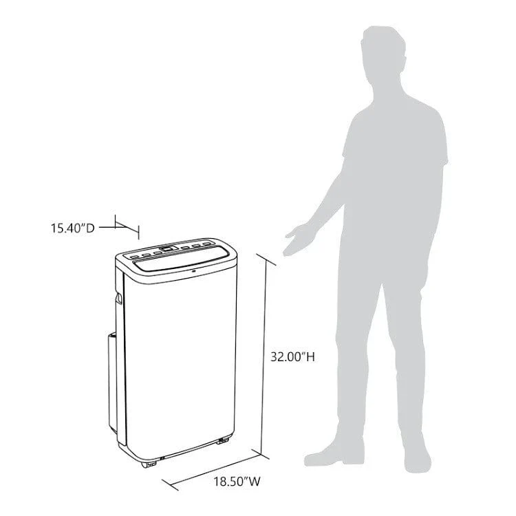 Newair Portable Air Conditioner with Easy Window Kit, 13500 BTUs, White - Certified Refurbished - Image 6