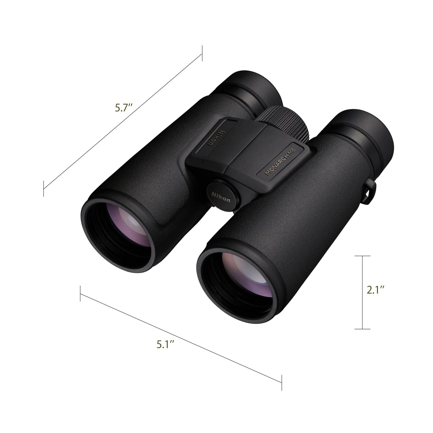 Nikon MONARCH M5 12x 42-mm Binoculars with Neck Strap, Case, and Caps - Image 3