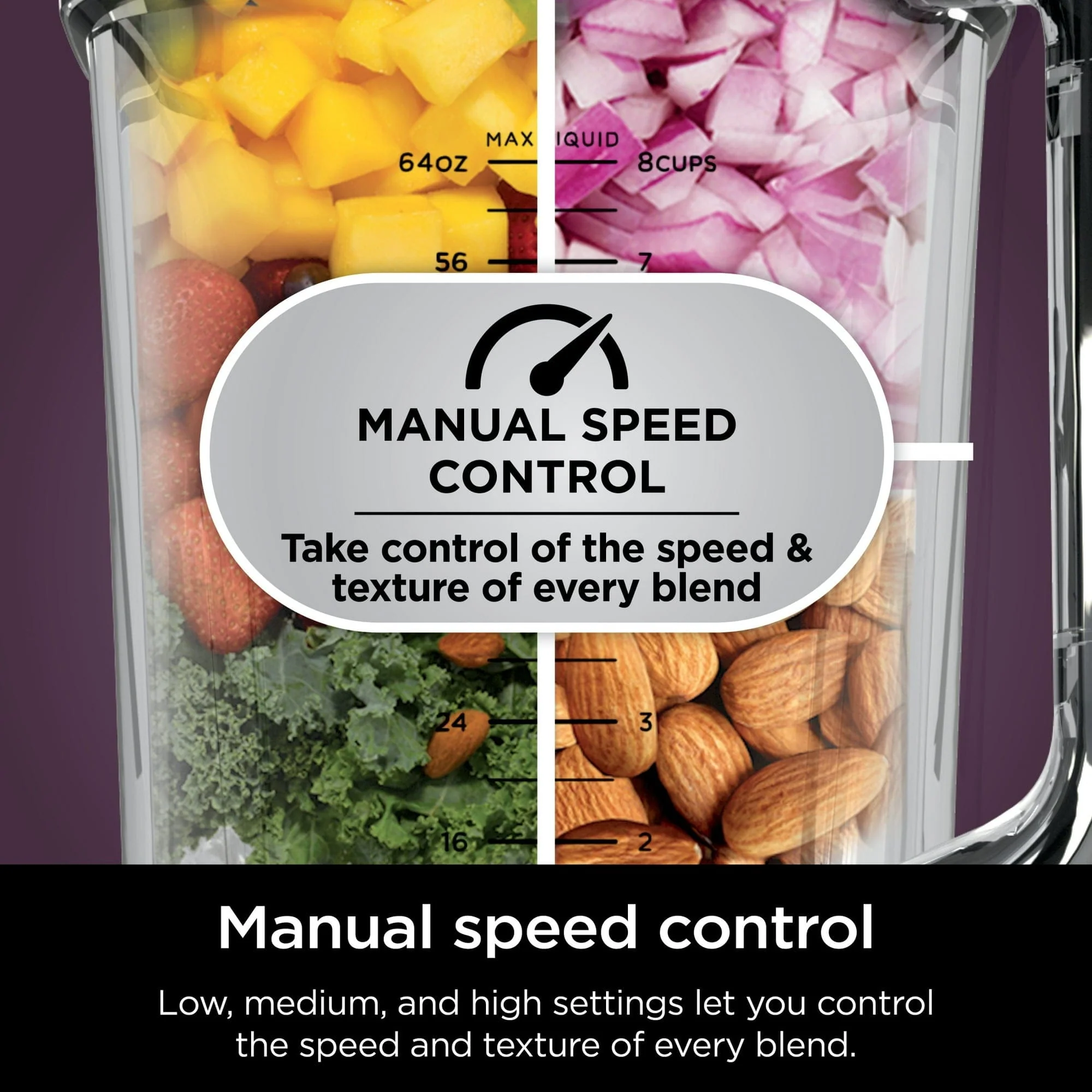 Ninja Detect Kitchen System 72-Oz Blender, 3 Speeds, Blend, Crush, Chop, Smoothies, BlendSense Technology, Silver - Certified Refurbished - Image 11