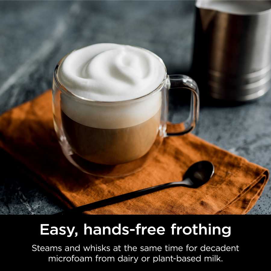 Ninja Luxe Café Premier Series Espresso Machine, Drip Coffee, Cold Brew, Grinder, Tamper, Frother, Silver - Certified Refurbished - Image 7