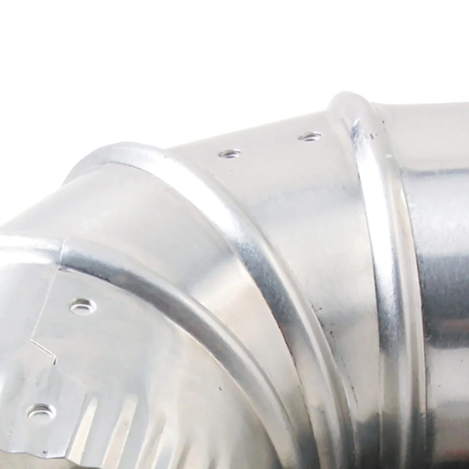 No Logo 90° Aluminum Duct Elbow - Image 3