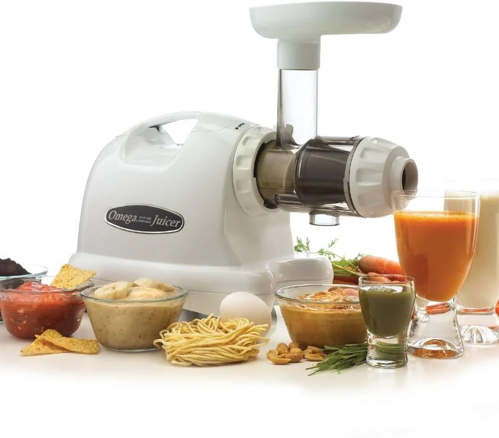 Omega 8004 Commercial Masticating Juicer and Nutrition Center, White - Certified Refurbished - Image 7