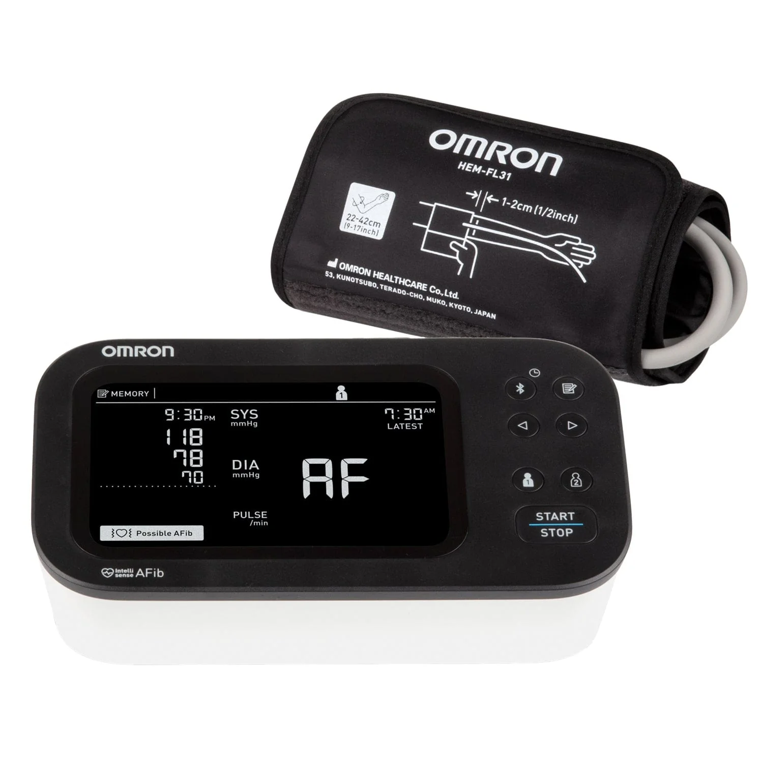 Omron 10 Series Upper Arm Blood Pressure Monitor, BP7465 - Image 2