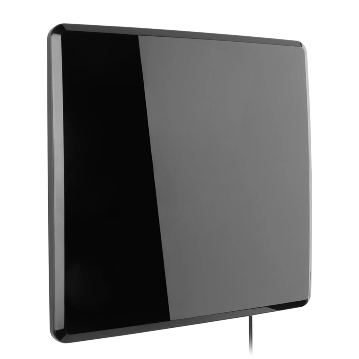 One For All Amplified Indoor Digital TV Antenna with up to 50-Mile Reception Range, Black, 15438