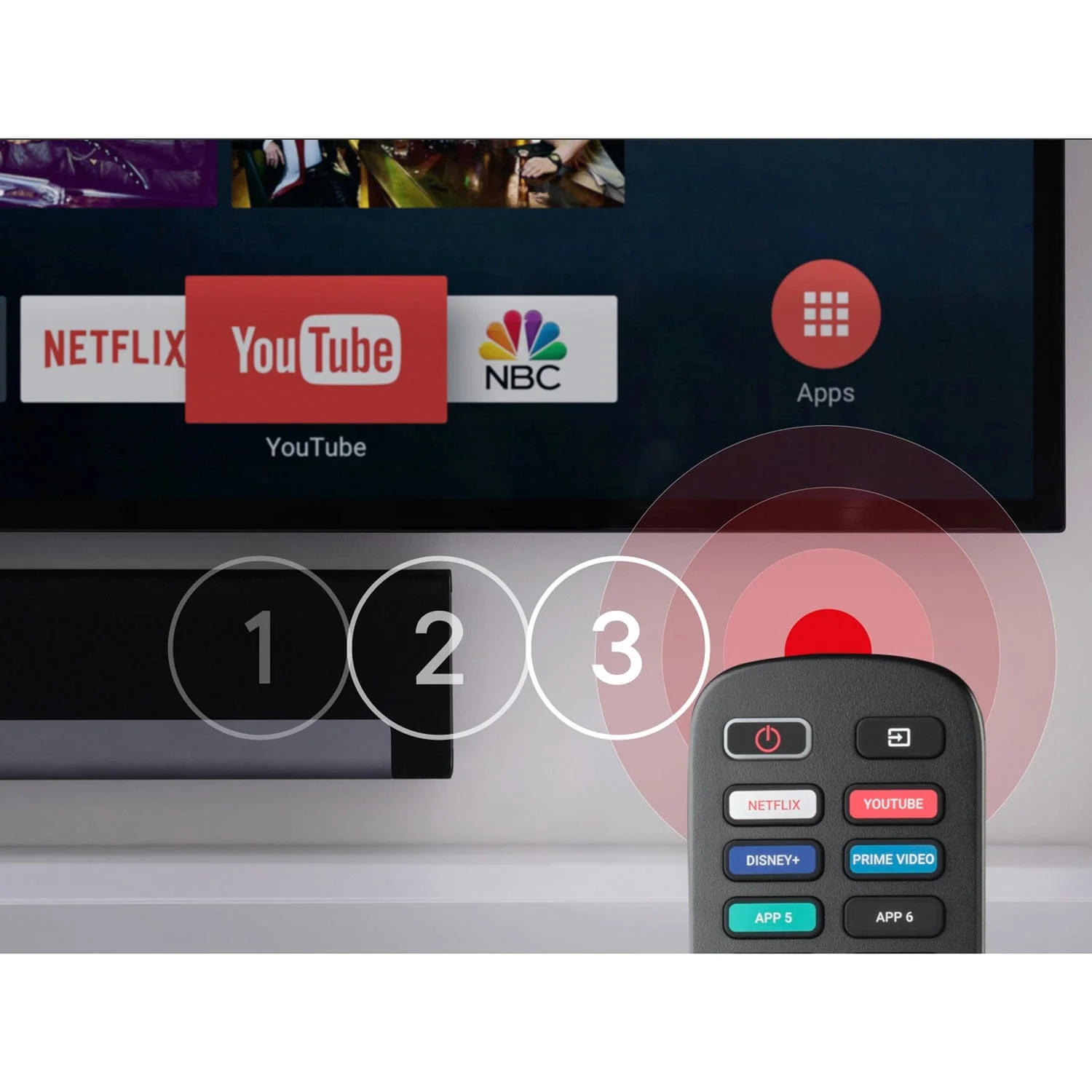 One For All Replacement Remote for Roku TVs - Image 4