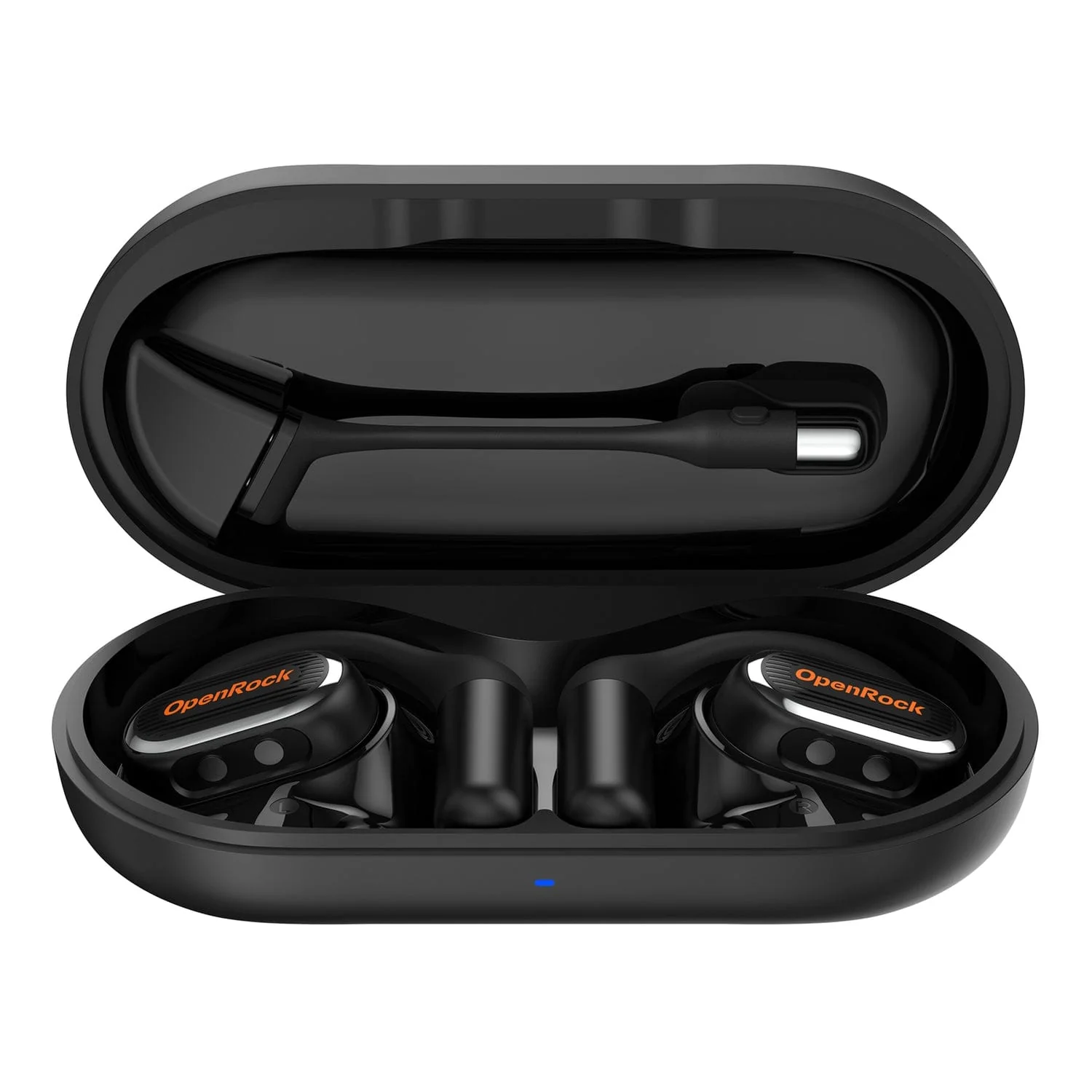 OpenRock Link 20 TWS Bluetooth Open-Ear Headset with Detachable Boom Mic, Earhooks, Charging Case, up to 52 Hours Play Time, IPX7 Sweat-Resistant - Image 5