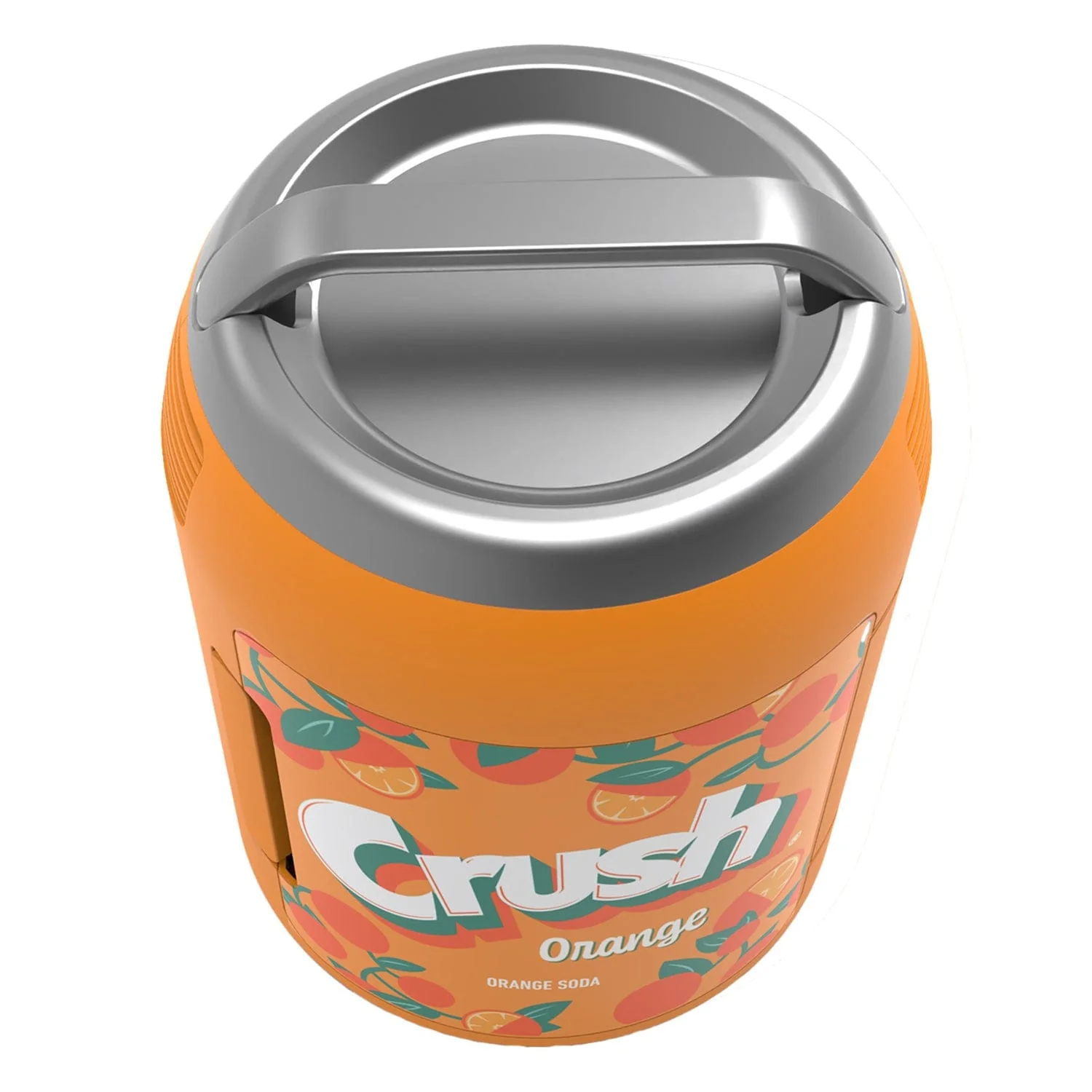 Orange Crush 6-Can Portable Mini Fridge, Orange - Image 4