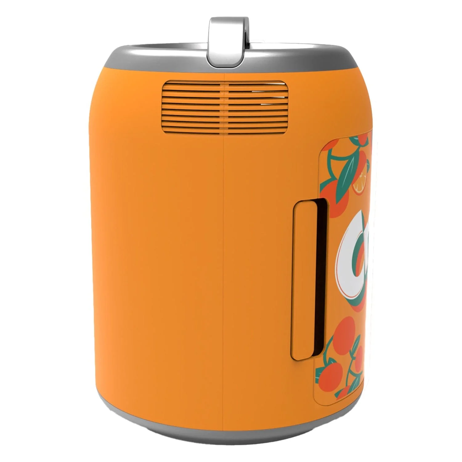Orange Crush 6-Can Portable Mini Fridge, Orange - Image 5