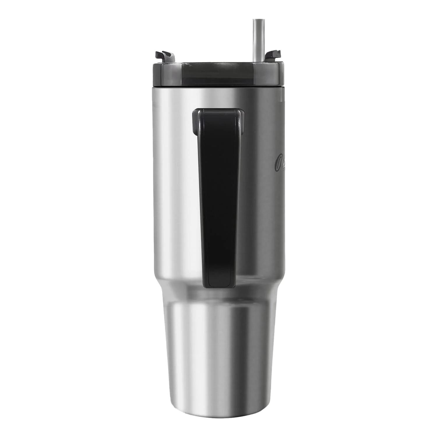 Outdoors Professional 30-Oz. Stainless Steel Double-Walled Insulated Tumbler with Straw, Stainless Steel - Image 5