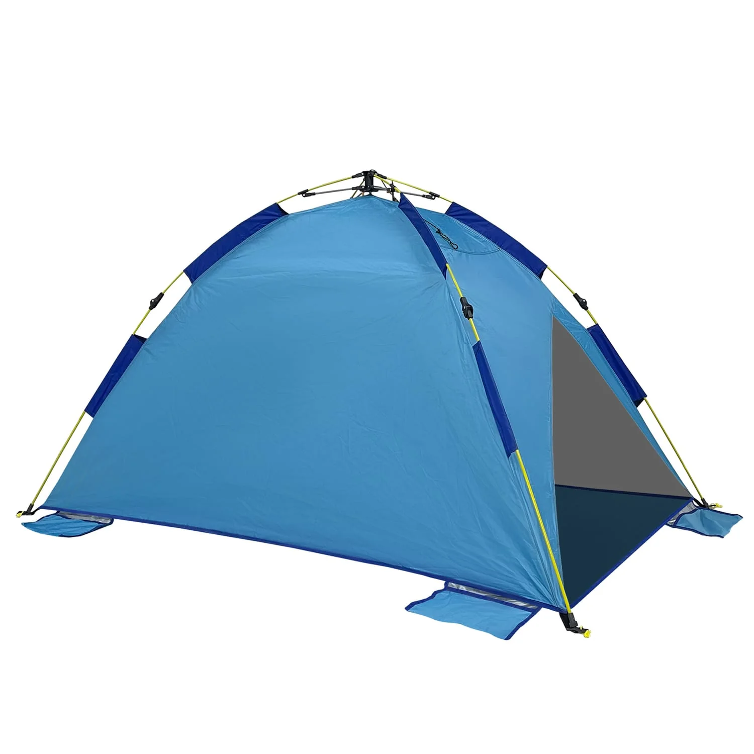 Outdoors Professional Beach Cool Pop-up Sun Shelter, Blue - Image 2