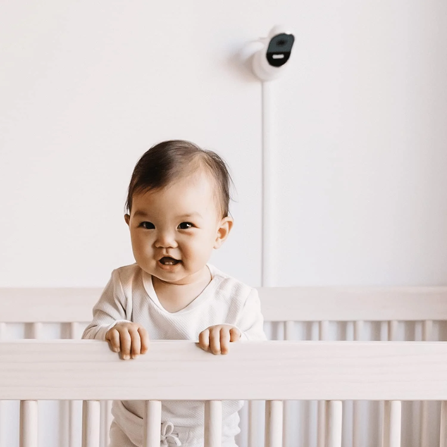 Owlet Cam Audio and Background Sound, Room Temp, Night Vision Smart HD Video Camera Baby Monitor White - Image 7