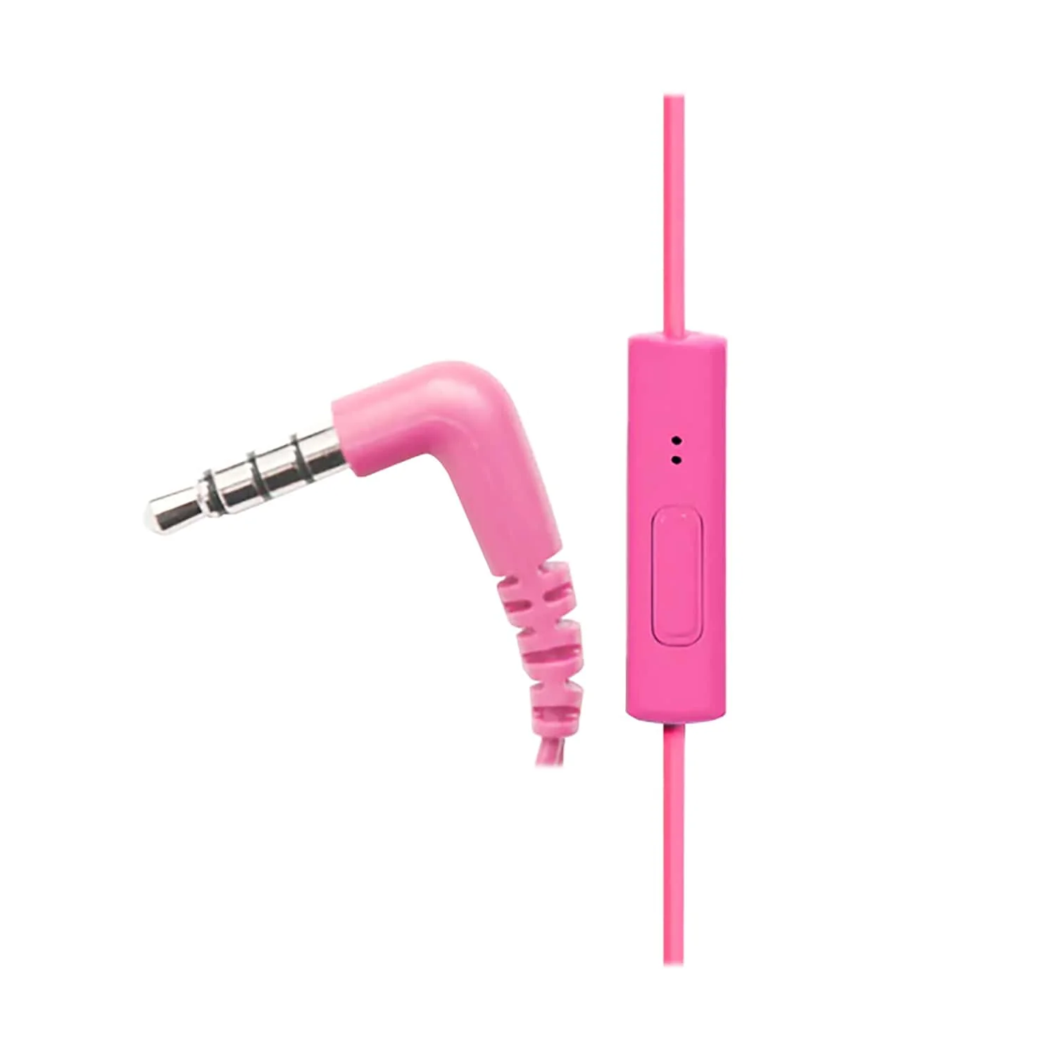 Panasonic ErgoFit Wired In-Ear Earbud Headphones with In-Line Mic/Call Remote and Right-Angle 3.5-mm TRRS Connector, RP-TCM125, Pink - Image 5
