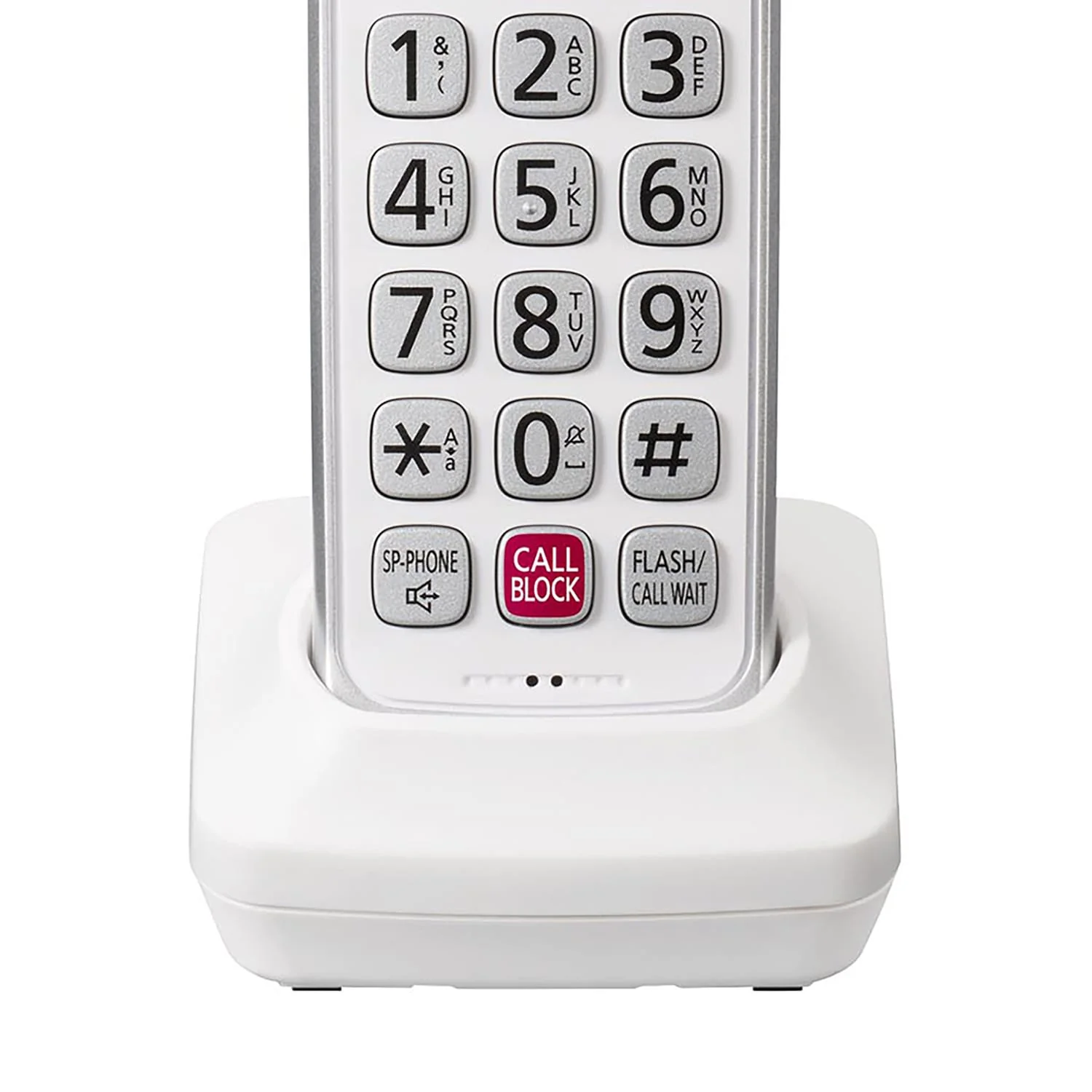 Panasonic Expandable Cordless Phone System for Landline, Digital Answering System, Caller ID, Call Blocker, and Large Buttons, 2 Handset - Image 3