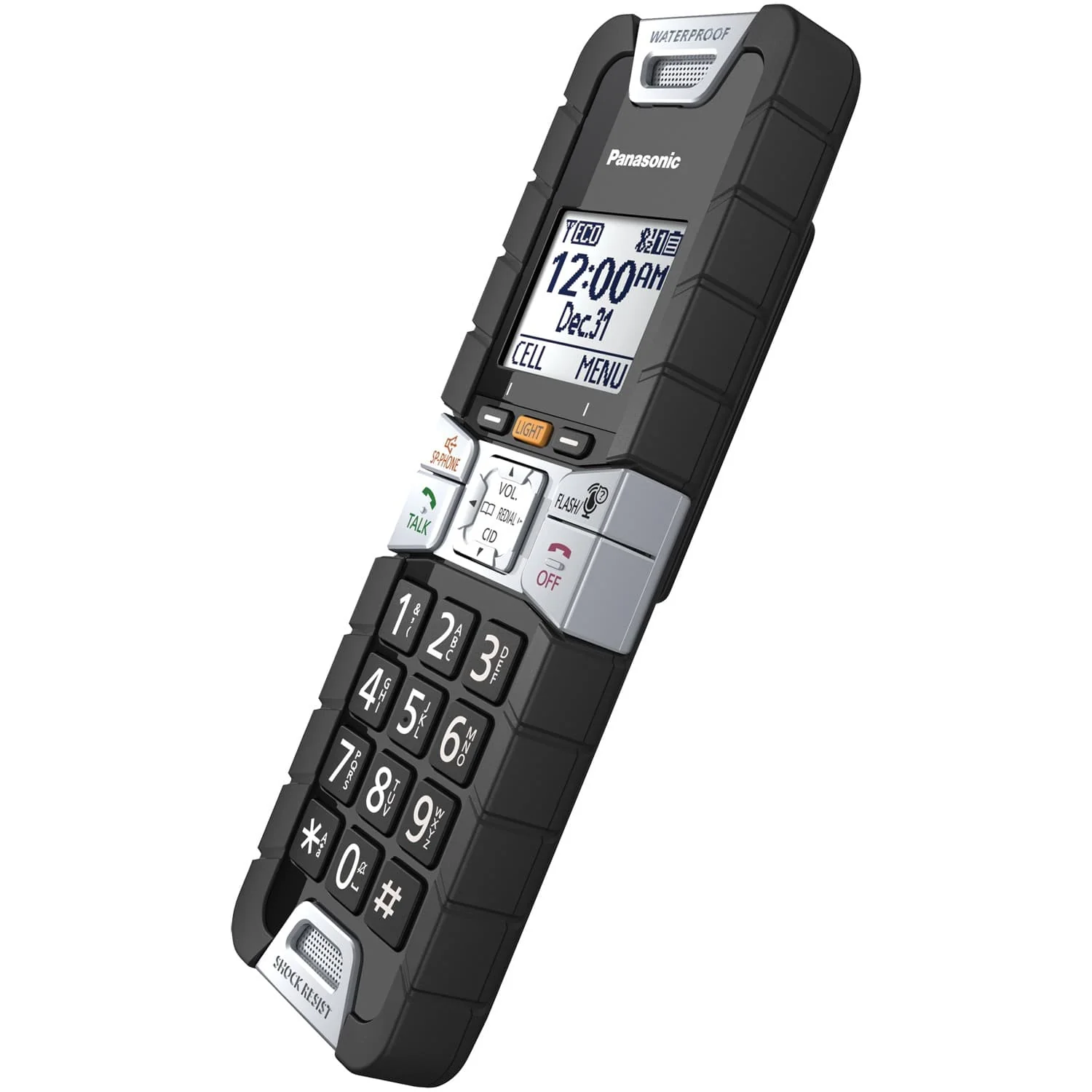 Panasonic Extra-Rugged Cordless Phone Accessory Handset for Select Panasonic Digital Cordless Phones, KX-TGTA61 - Image 3