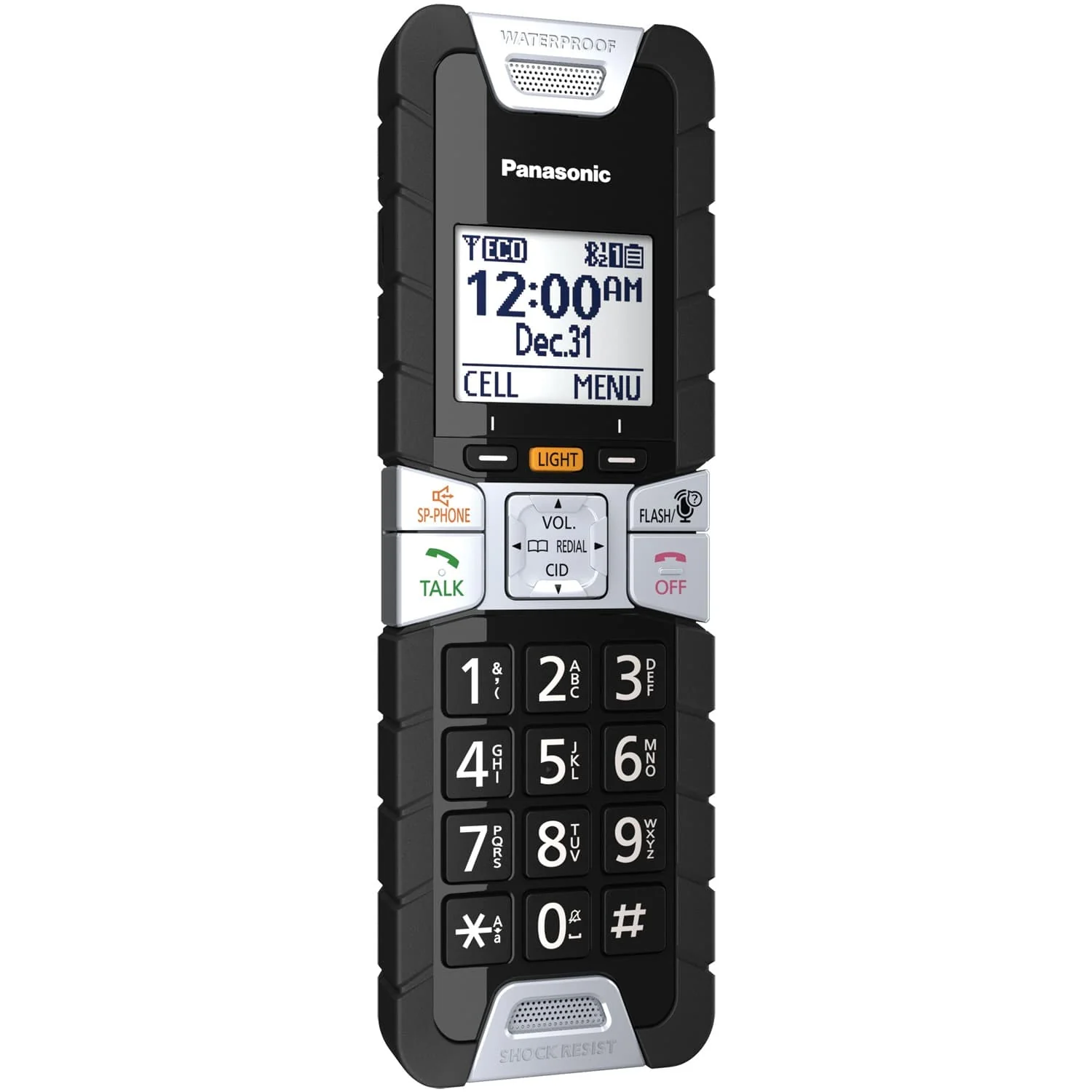 Panasonic Extra-Rugged Cordless Phone Accessory Handset for Select Panasonic Digital Cordless Phones, KX-TGTA61 - Image 5