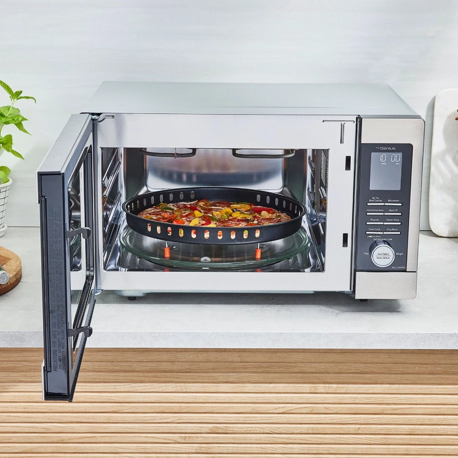 Panasonic HomeMADE 1.3 Cubic Ft. Countertop Microwave, 1200W MultiOven - Certified Refurbished - Image 5