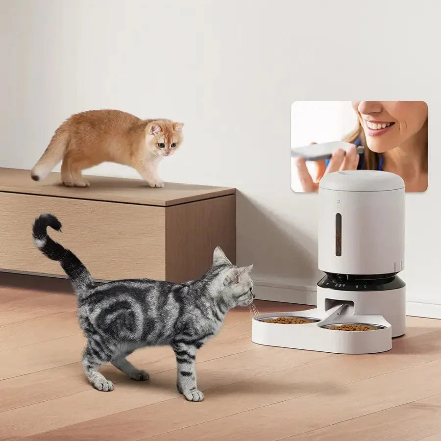 Petlibro Granary 5L Automatic Pet Feeder, Camera Monitoring, Double Tray, White - Certified Refurbished - Image 10