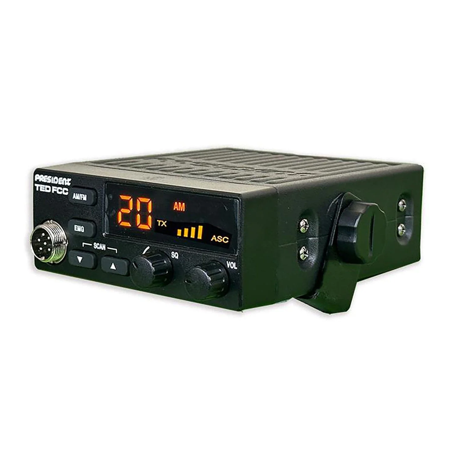 President Ted FCC 40-Channel 12-Volt AM/FM CB Radio, TXUS004 - Image 2