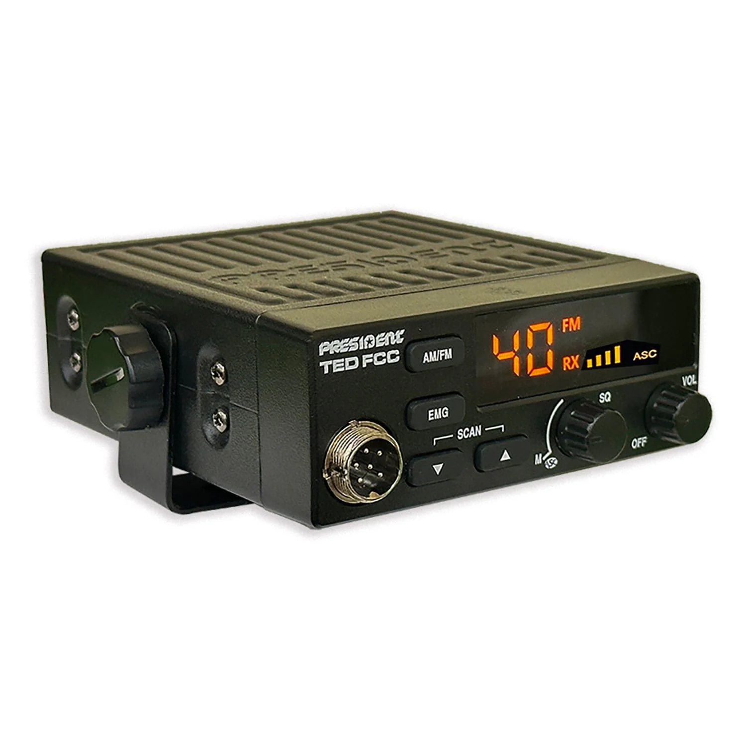 President Ted FCC 40-Channel 12-Volt AM/FM CB Radio, TXUS004 - Image 3