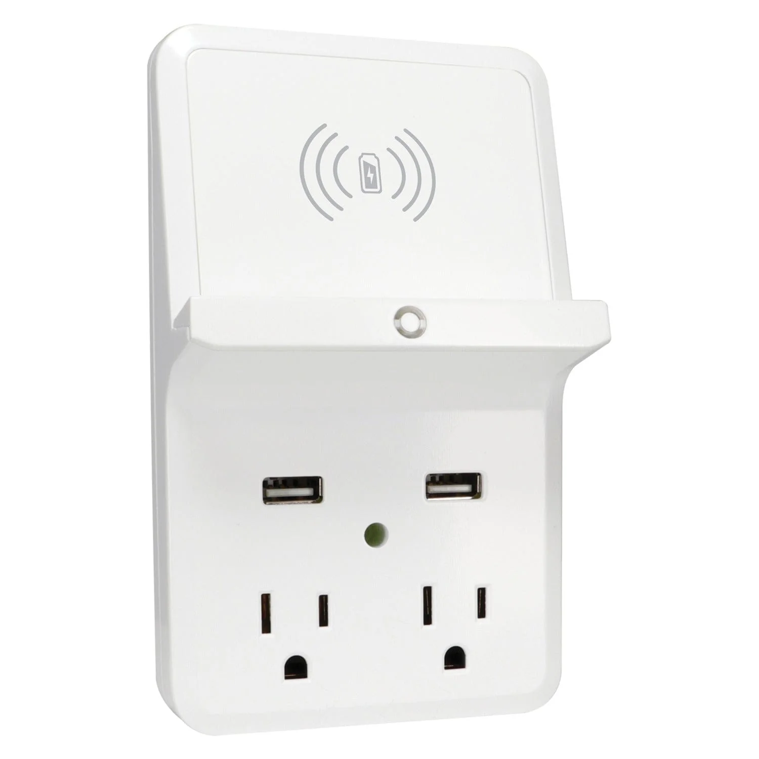 Prime Wireless-Charging-Dock Wall Tap with 2 Outlets and Dual USB Charger - Image 2