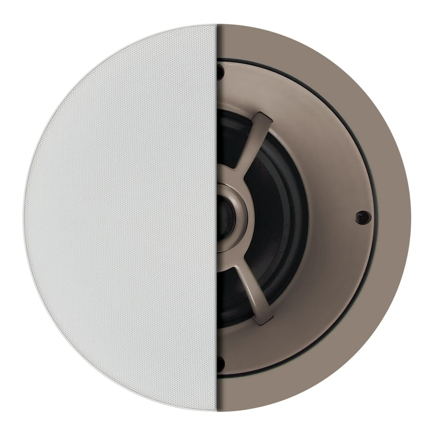 Proficient Audio 6-1/2-In. 100-Watt Protege C651 LCR In-Ceiling Speaker with Polypropylene Woofer and Pivoting Soft-Dome Tweeter, 8 Ohms