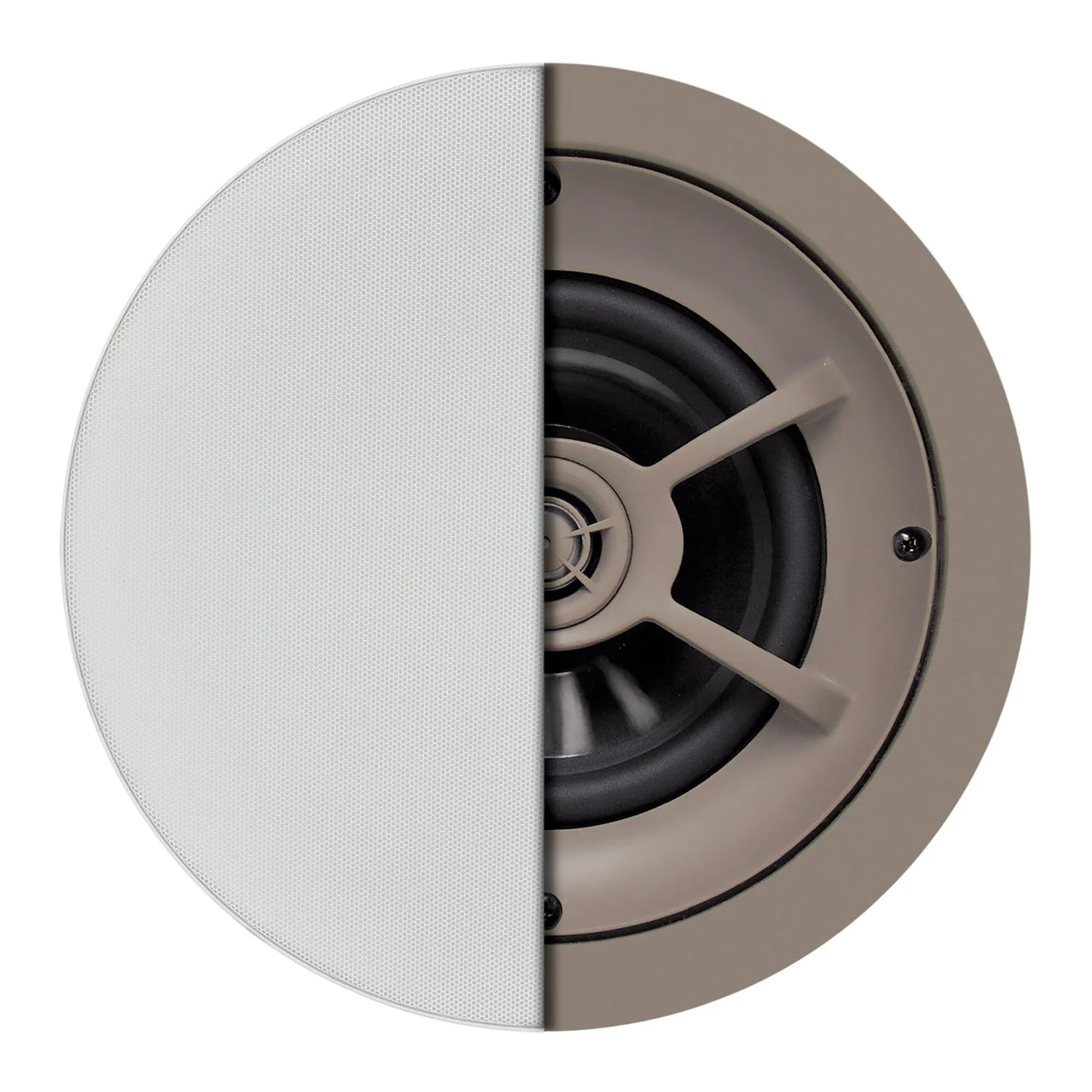 Proficient Audio 6-1/2-In. 125-Watt Protege C641 2-Way In-Ceiling Speaker Pair with Graphite Woofer and Pivoting Aluminum-Dome Tweeter, 8 Ohms - Image 5
