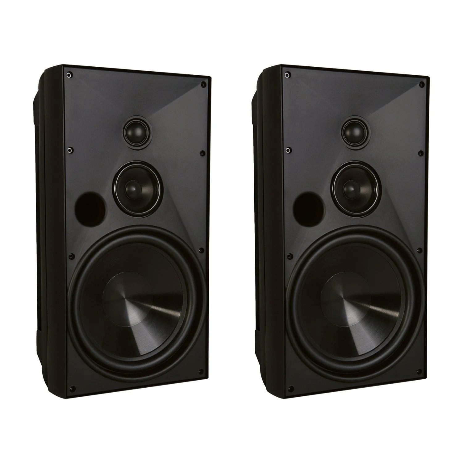 Proficient Audio AW830 175-Watt 8-In. Outdoor 3-Way Speaker Set, Black