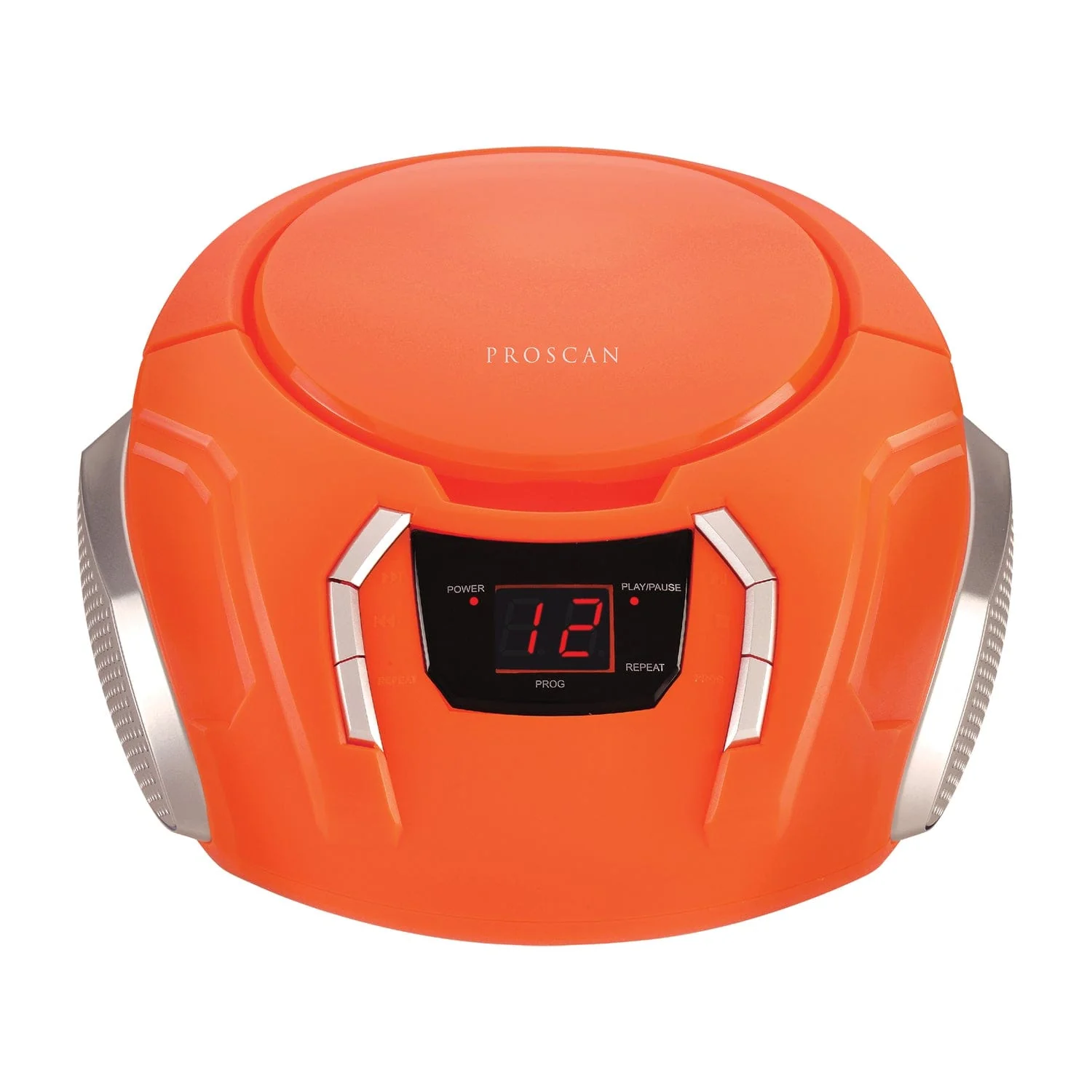 Proscan Portable CD/AM/FM Radio Boom Box, PRCD261, Orange - Image 3
